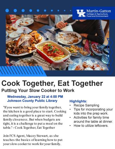 Cook Together, Eat Together Flyer